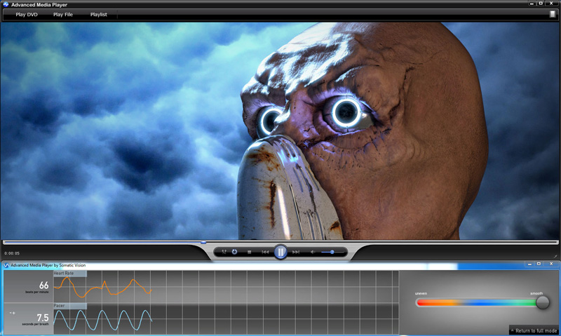 Advanced Media Player Biofeedback Software Example2