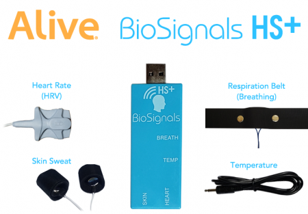 BioSignals HS Plus Biofeedback Sensor for Alive Software