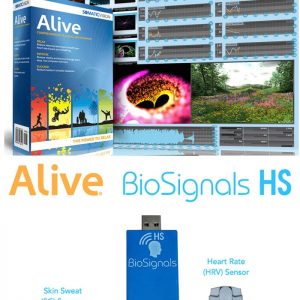 Alive Pioneer Biofeedback with BioSignals Dual SCL HRV Sensor